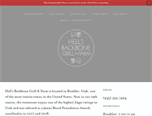 Tablet Screenshot of hellsbackbonegrill.com
